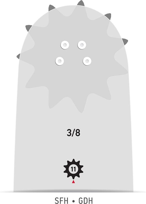 OREGON 188SFHK095 Führungsschiene "AdvanceCut", 45cm